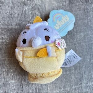 Disney Parks Ufufy Small Yellow Lumiere Plush Rose Scented 5 Inch